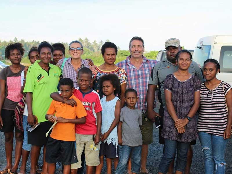 Group picture in Papua New Guinea